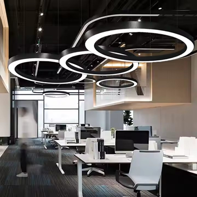 2. commercial lighting LED circular pendant light.png